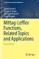 Book Cover for Mittag-Leffler Functions, Related Topics and Applications by Rudolf Gorenflo, Anatoly A Kilbas, Francesco Mainardi, Sergei Rogosin