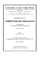 Book Cover for Mechanica corporum solidorum 1st part by Leonhard Euler