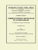 Book Cover for Commentationes mechanicae et astronomicae ad scientiam navalem pertinentes 1st part by Leonhard Euler