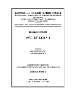 Book Cover for Sol et Luna I by Leonhard Euler