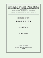 Book Cover for Dioptrica 2nd part by Leonhard Euler