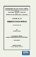 Book Cover for Commentationes opticae 3rd part by Leonhard Euler