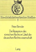 Book Cover for Die Rezeption Des Roemischen Rechts Im Urteil Der Deutschen Rechtswissenschaft by Hans Hattenhauer