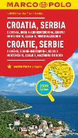 Book Cover for Croatia and Serbia Marco Polo Map by Marco Polo