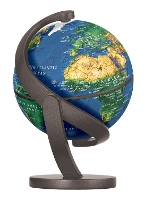 Book Cover for Physical World Globe 10cm by 