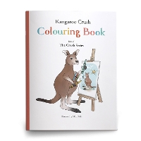 Book Cover for Kangaroo Crush Colouring Book by Silke Diehl