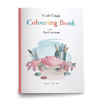 Book Cover for Crab Crush Colouring Book by Silke Diehl