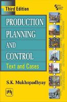 Book Cover for Production Planning and Control by S.K. Mukhopadhyay