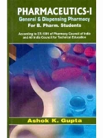 Book Cover for Pharmaceutics-I General and Dispensing Pharmacy by A.K. Gupta