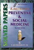 Book Cover for Preventive & Social Medicine (Solved Paper) by B. Jain