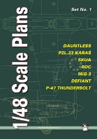 Book Cover for Dauntless, Pzl.23 Karas, Skua, Roc, Mig-3, Defiant, P-47 Thunderbolt by Dariusz Karnas