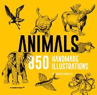 Book Cover for Animals: 850 Handmade Illustrations by Joan Escandell