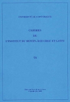 Book Cover for Cahiers de l'Institut du Moyen-Âge Grec et Latin by Sten Ebbesen