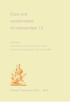 Book Cover for Care and Conservation of Manuscripts 13 by M J Driscoll