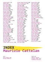 Book Cover for Maurizio Cattelan: Index by Maurizio Cattelan