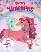 Book Cover for Glittery Unicorns: Sticker Book by Sara Ugolotti