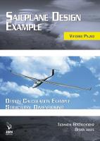 Book Cover for Sailplane Design Example by Vittorio Pajno