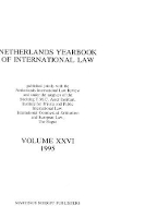 Book Cover for Netherlands Yearbook of International Law, 1995, Vol XXVI by T.M.C. Asser Instituut