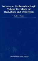 Book Cover for Lectures on Mathematical Logic, Volume II by Walter Felscher