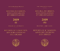 Book Cover for Reports of judgments, advisory opinions and orders 2019 by International Court of Justice