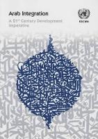 Book Cover for Arab integration by United Nations: Economic and Social Commission for Asia and the Pacific