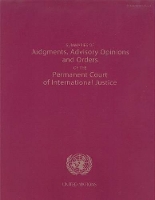 Book Cover for Summaries of Judgments, Advisory Opinions and Orders of the Permanent Court of International Justice by United Nations