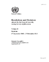 Book Cover for Resolutions and decisions adopted by the General Assembly during its sixty-eighth session by United Nations: General Assembly