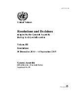 Book Cover for Resolutions and decisions adopted by the General Assembly during its sixty-ninth session by United Nations: General Assembly