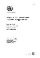 Book Cover for Report of the Committee on the Enforced Disappearances by United Nations: Committee on Enforced Disappearances