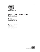 Book Cover for Report of the Committee on Information by United Nations Committee on Information, United Nations General Assembly