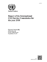 Book Cover for Report of the International Civil Service Commission for the year 2018 by International Civil Service Commission