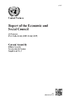 Book Cover for Report of the Economic and Social Council for 2019 by United Nations Economic and Social Council, United Nations General Assembly