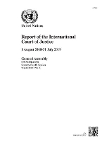 Book Cover for Report of the International Court of Justice by International Court of Justice