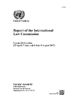 Book Cover for Report of the International Law Commission by United Nations International Law Commission, United Nations General Assembly