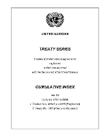 Book Cover for Treaty Series Cumulative Index Number 52 by United Nations