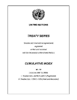 Book Cover for Treaty Series Cumulative Index Number 53 by United Nations