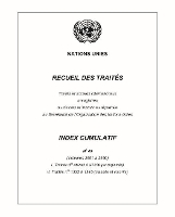 Book Cover for Recueil des Traités Index Cumulatif Number 49 by United Nations