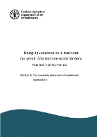 Book Cover for Doing aquaculture as a business for small- and medium-scale farmers by Food and Agriculture Organization, Ana Menezes