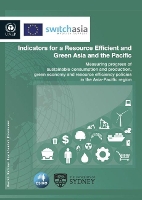 Book Cover for Indicators for a resource efficient and green Asia and the Pacific measuring progress of sustainable consumption and production, green economy and resource efficiency policies in the Asia-Pacific regi by United Nations Environment Programme