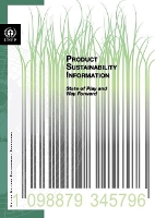 Book Cover for Product sustainability information by United Nations Environment Programme