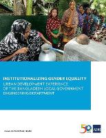 Book Cover for Institutionalizing Gender Equality by Asian Development Bank