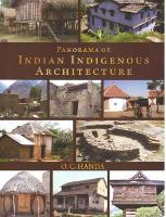 Book Cover for Panorama of Indian Indigenous Architecture by O. C. Handa