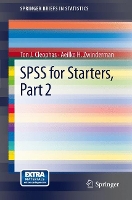 Book Cover for SPSS for Starters, Part 2 by Ton J Cleophas, Aeilko H Zwinderman