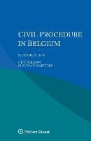 Book Cover for Civil Procedure in Belgium by Piet Taelman, Claudia van Severen