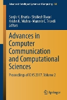 Book Cover for Advances in Computer Communication and Computational Sciences by Sanjiv K. Bhatia