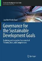 Book Cover for Governance for the Sustainable Development Goals by Joachim Monkelbaan