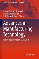 Book Cover for Advances in Manufacturing Technology by Somashekhar S Hiremath