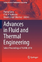 Book Cover for Advances in Fluid and Thermal Engineering by Pankaj Saha