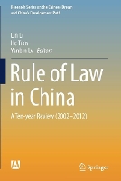 Book Cover for Rule of Law in China by Lin Li