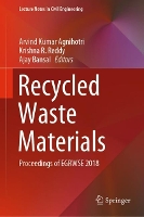 Book Cover for Recycled Waste Materials by Arvind Kumar Agnihotri